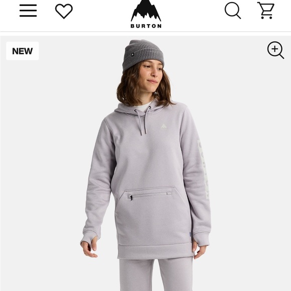 Burton NWOT DRYRIDE Patterned Hoodie - Picture 5 of 5